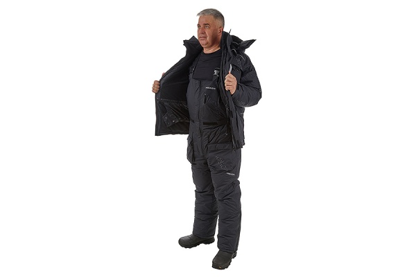 Картинка Костюм зимний Higashi "Polar Air" SE, Black -45, (L) от магазина Главный Рыболовный