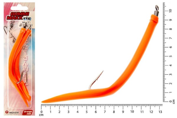 Картинка Оснастка Higashi Gummi Makk rig SB3 №05 Orange (№10-0) от магазина Главный Рыболовный