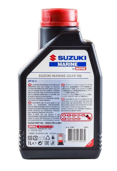Картинка Масло трансмиссионное Suzuki Marine by Motul Gear Oil SAE 90 1л. от магазина Адмирал моторс