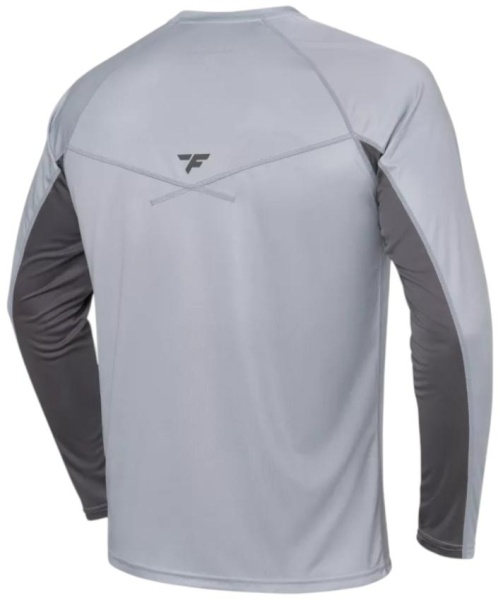 Картинка Лонгслив Finntrail Wave Logo Grey (XS) от магазина Главный Рыболовный
