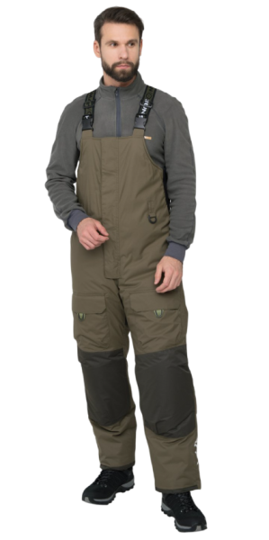 Картинка Костюм зимний Huntsman "Yukon Ice", Breathable, хаки (56-58/182-188) от магазина Главный Рыболовный