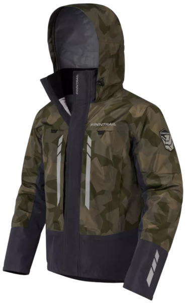 Картинка Куртка Finntrail GreenWood CamoShadowGreen (S) от магазина Главный Рыболовный