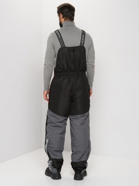 Картинка Костюм зимний Huntsman "Siberia LUX", Breathable, серый/чёрный (60-62/182-188) от магазина Главный Рыболовный