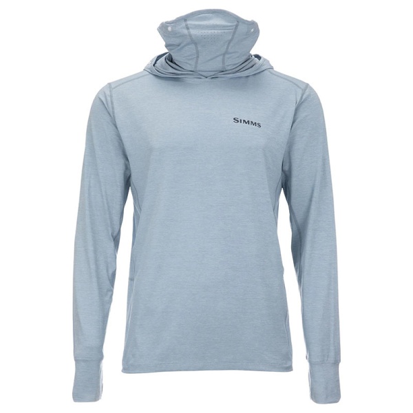 Картинка Термофутболка Simms Solarflex Guide Cooling Hoody, Steel Blue (M) от магазина Главный Рыболовный