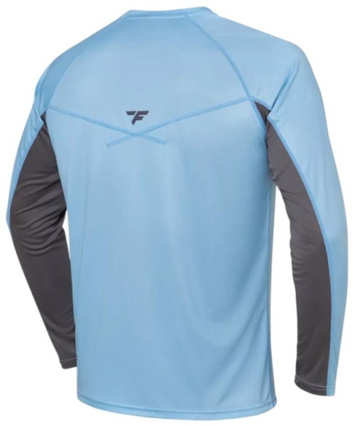 Картинка Лонгслив Finntrail Wave Logo Light Blue (XS) от магазина Главный Рыболовный