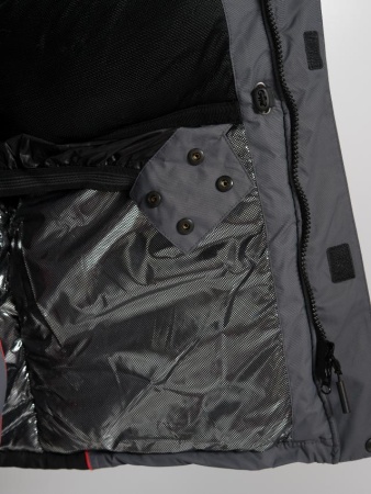 Картинка Костюм зимний Huntsman "Siberia LUX", Breathable, серый/черный (44-46/182-188) от магазина Главный Рыболовный