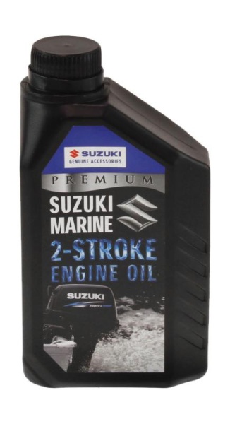 Картинка Масло для 2-тактных двигателей Suzuki Marine Premium 1 л. минеральное от магазина Адмирал моторс