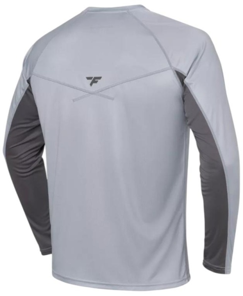 Картинка Лонгслив Finntrail Wave Logo Grey (XL) от магазина Главный Рыболовный