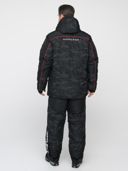Картинка Костюм зимний Huntsman "Siberia Reflect", Reflex Membrane, чёрный (44-46/170-176) от магазина Главный Рыболовный