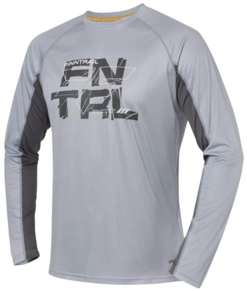 Картинка Лонгслив Finntrail Wave Logo Grey (XL) от магазина Главный Рыболовный