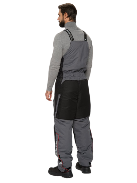Картинка Костюм зимний Huntsman "Yukon Ice", Breathable, серый/чёрный (48-50/170-176) от магазина Главный Рыболовный