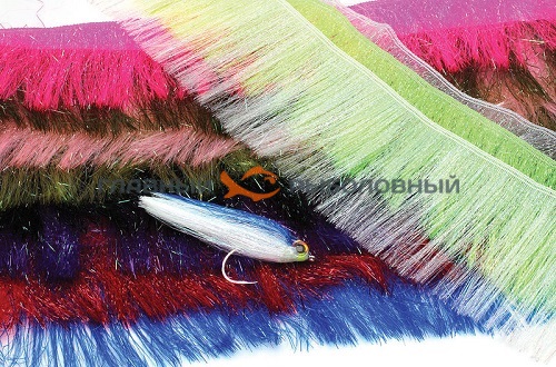 Картинка Волокна Hareline Baitfish Emulator Flash, Fl. Hot Pink (США) от магазина Главный Рыболовный