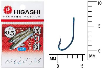 Крючок Higashi Akitakitsune ringed №0,5 Blue