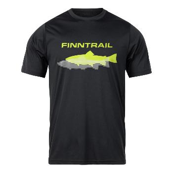 Картинка Футболка Finntrail Shadow fish, BlackYellow_N (L) от магазина Главный Рыболовный