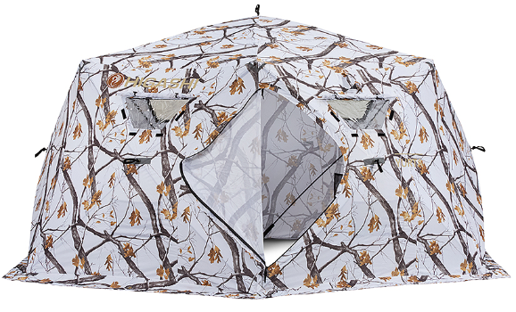 Палатка зимняя Higashi Winter Camo Yurta, стеклокомпозитный каркас, зимний камуфляж