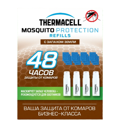 Набор расходных м-ов для приборов противомоскитных ThermaCell, запах земли (48 часов)