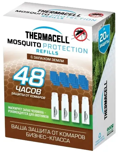 Набор расходных м-ов для приборов противомоскитных ThermaCell, запах земли (48 часов)