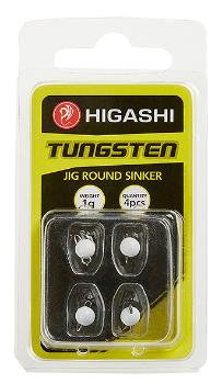 Грузила Higashi Jig Tungsten Sinker R Luminous (1гр (set-4pcs))