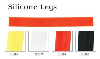 Материал для вязки мушек Akara Silicone Legs 15 см XJ-black