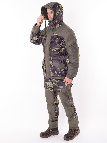 Картинка Демисезонный костюм Onerus "Горный -5" алова/флис коричневый, (44-46/170-176) от магазина Главный Рыболовный