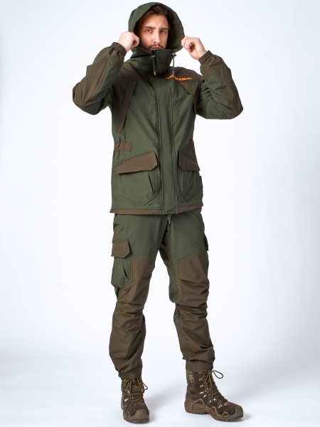 Картинка Демисезонный костюм Triton "Gorka Pro" (-5) ПК, Таслан, Хаки, (44-46/170-176) от магазина Главный Рыболовный