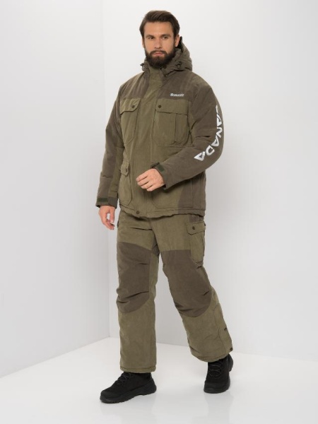 Картинка Костюм зимний Huntsman "Канада", Финляндия, хаки (52-54/170-176) от магазина Главный Рыболовный