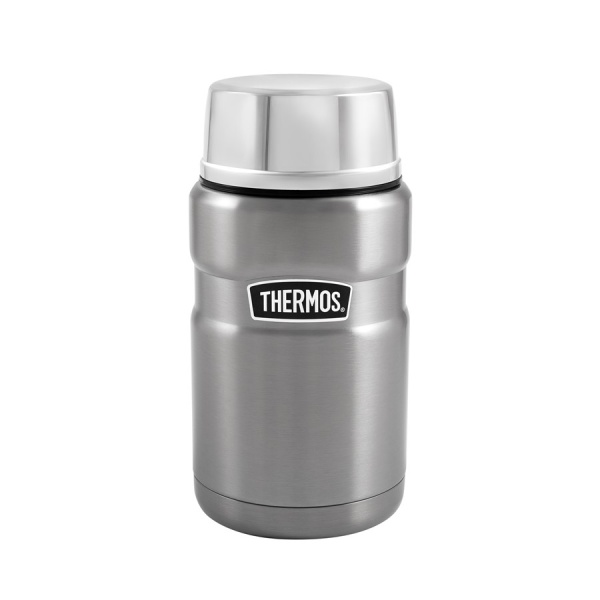 Картинка Термос из нержавеющей стали с ложкой Thermos SK3020ST, 0,71 л от магазина Главный Рыболовный