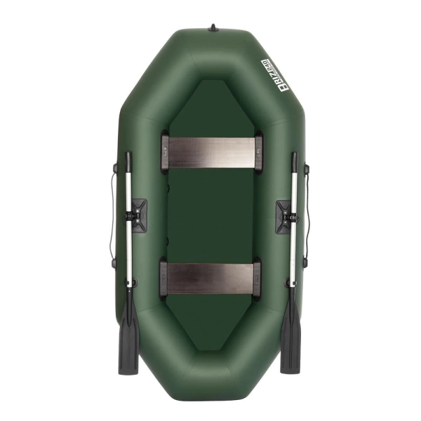 Картинка Лодка надувная Тонар Бриз 240 гребная, цвет зелёный от магазина Адмирал моторс