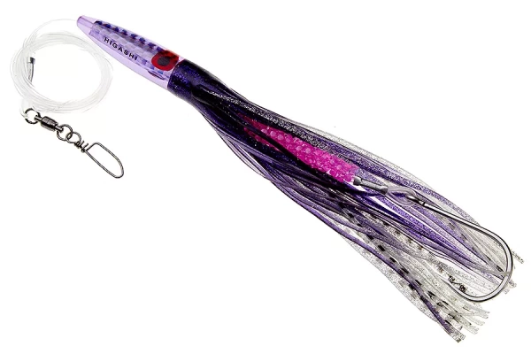 Картинка Октопус оснащенный Higashi Hook bait 9, purple/black от магазина Главный Рыболовный