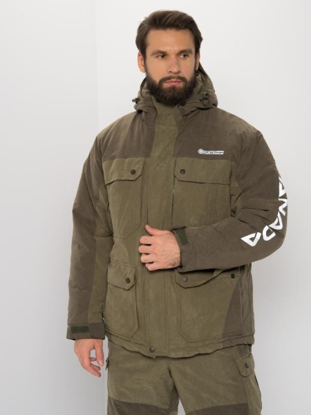 Картинка Костюм зимний Huntsman "Канада", Финляндия, хаки (52-54/170-176) от магазина Главный Рыболовный