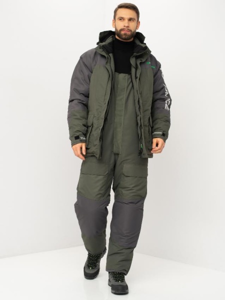 Картинка Костюм зимний Huntsman "Yukon Ice", Cat's eye, хаки (48-50/170-176) от магазина Главный Рыболовный