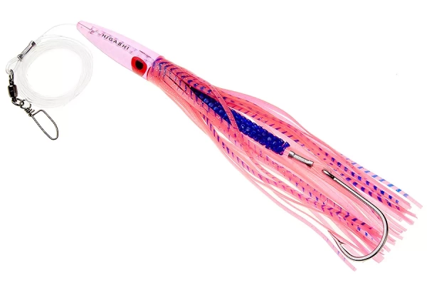 Картинка Октопус оснащенный Higashi Hook bait 12, pink tiger  от магазина Главный Рыболовный