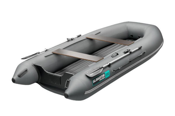 Картинка Лодка надувная Gladiator E330S темносерый (СПБ) от магазина Адмирал моторс