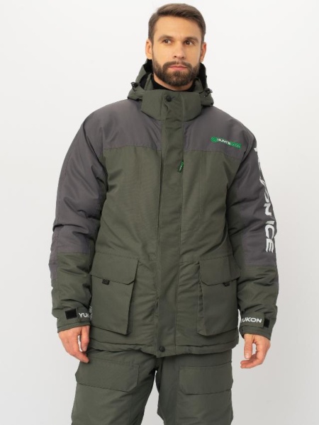 Картинка Костюм зимний Huntsman "Yukon Ice", Cat's eye, хаки (48-50/170-176) от магазина Главный Рыболовный