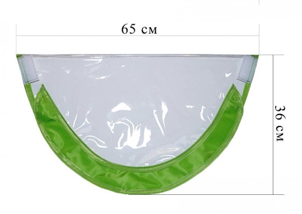Картинка Окно прозрачное для палаток серии Лотос Куб (полиуретан -40°С) от магазина Главный Рыболовный