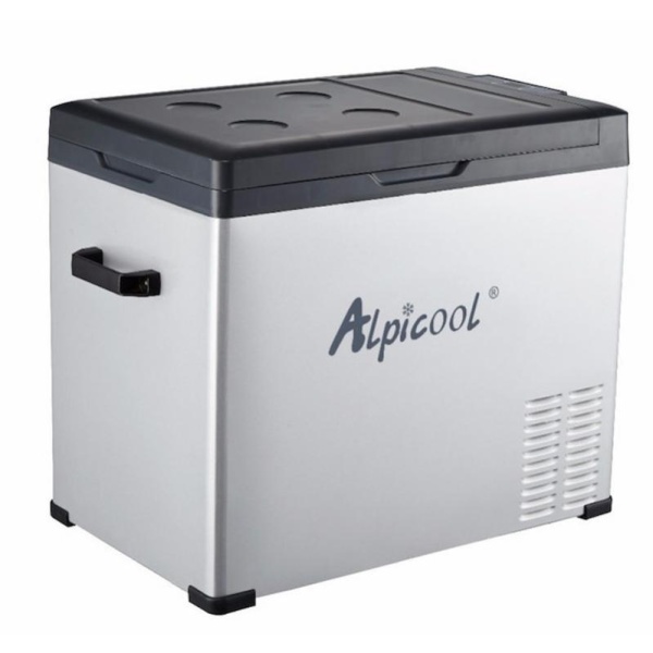 Картинка Автохолодильник Alpicool, C50, компрессорный, 50л, 12V/24V/220V от магазина Главный Рыболовный