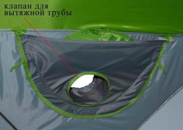 Картинка Клапан под вытяжную трубу теплообменника для палаток Лотос Куб от магазина Главный Рыболовный